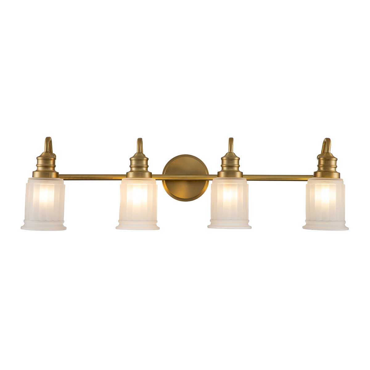 Swell 4 Light Wall Light – Brushed Brass