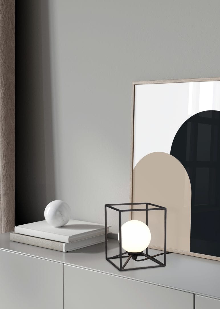 Reality Gabbia - Table lamp - White - Reality R50401032