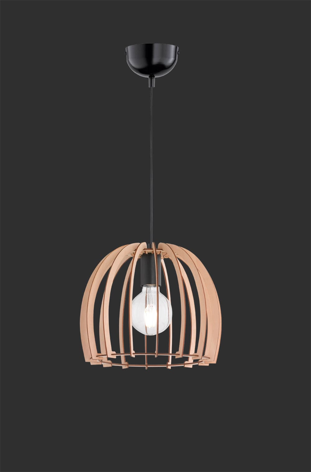 Reality Wood - Pendant - Wood Coloured - Reality R30253030
