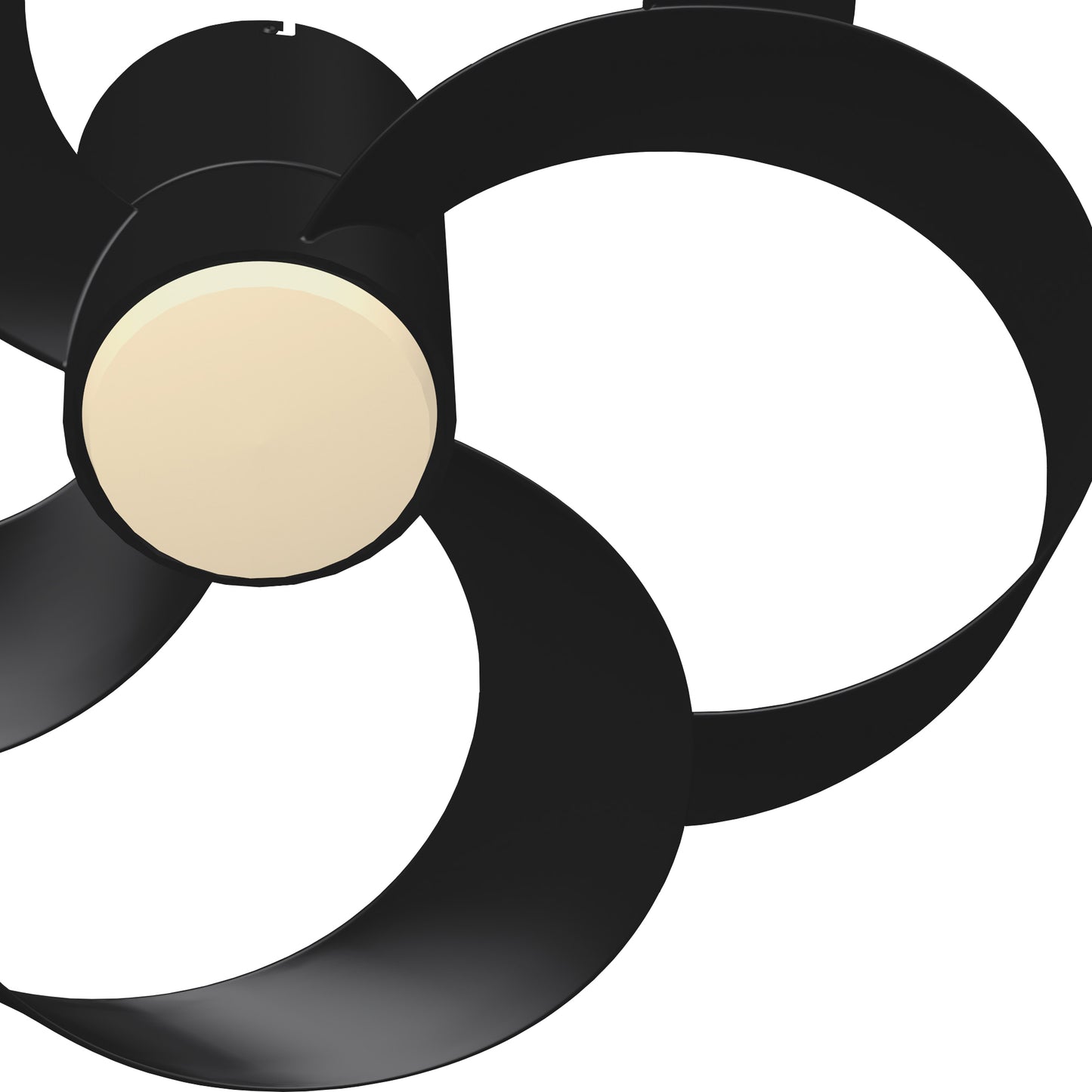 Rose 24W LED Dimmable Ceiling Light With Built-In 25W DC Reversible Fan, Remote Control 2700-5000K, 1800lm, Black by Mantra