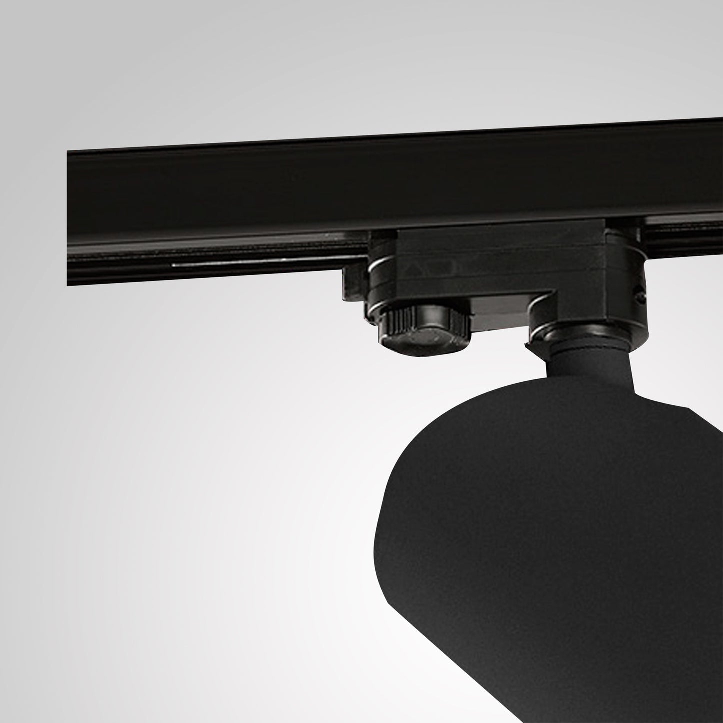 Sal 1 Light 3 Circuit Track Light GU10, Matt Black by Mantra