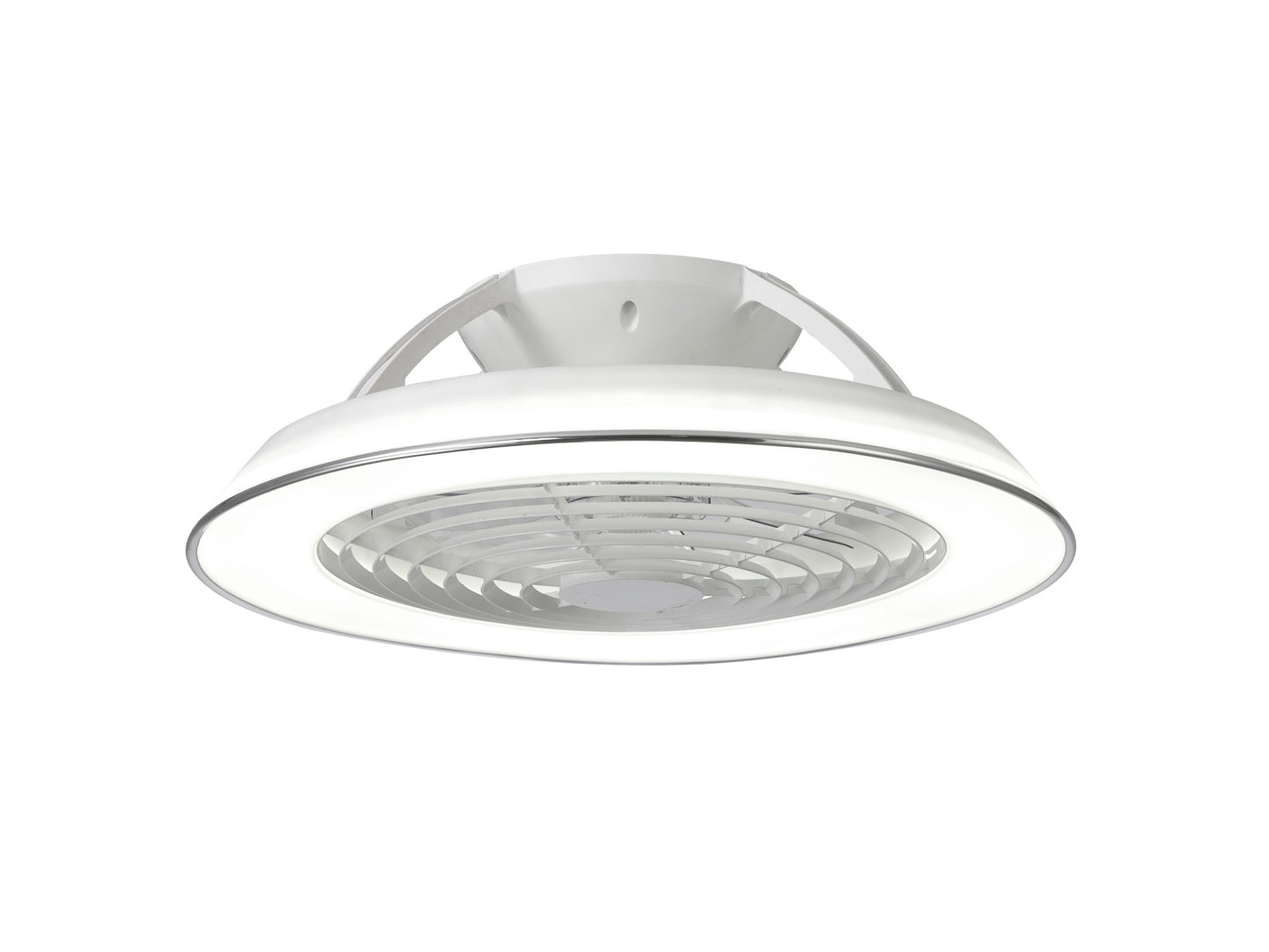 Samoa 70W LED Dimmable Ceiling Light With Built-In 35W DC Reversible Fan, White Finish c/w Remote Control, 5900lm by Mantra