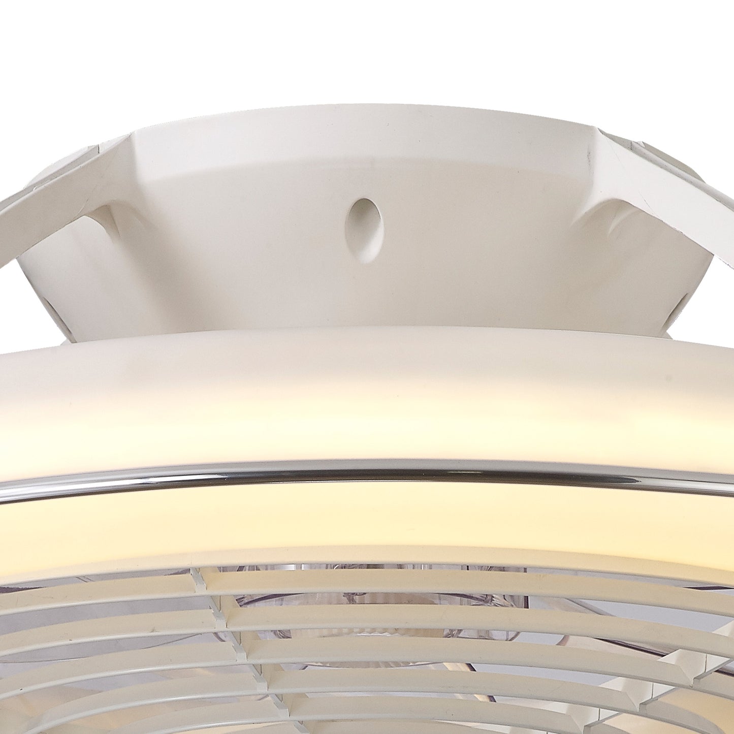 Samoa 70W LED Dimmable Ceiling Light With Built-In 35W DC Reversible Fan, White Finish c/w Remote Control, 5900lm by Mantra