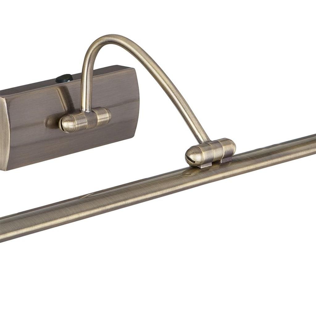 Searchlight Barcelona Picture Light - Antique Brass Metal 2982-81AB