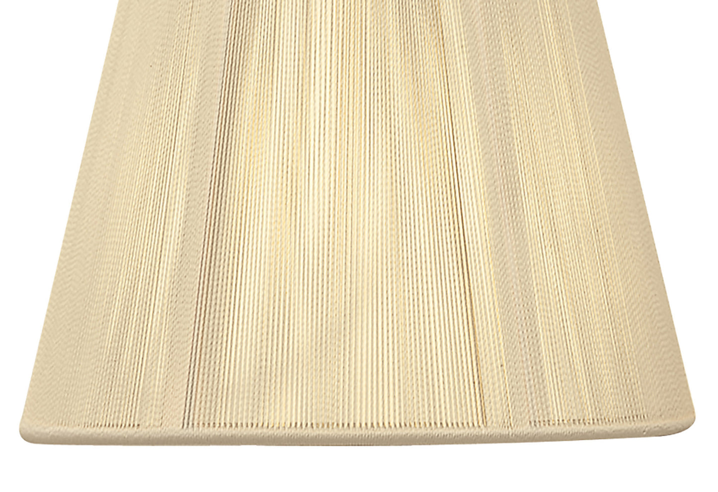 Clip On Silk String Shade Ivory Cream 80/130mm x 110mm by Mantra