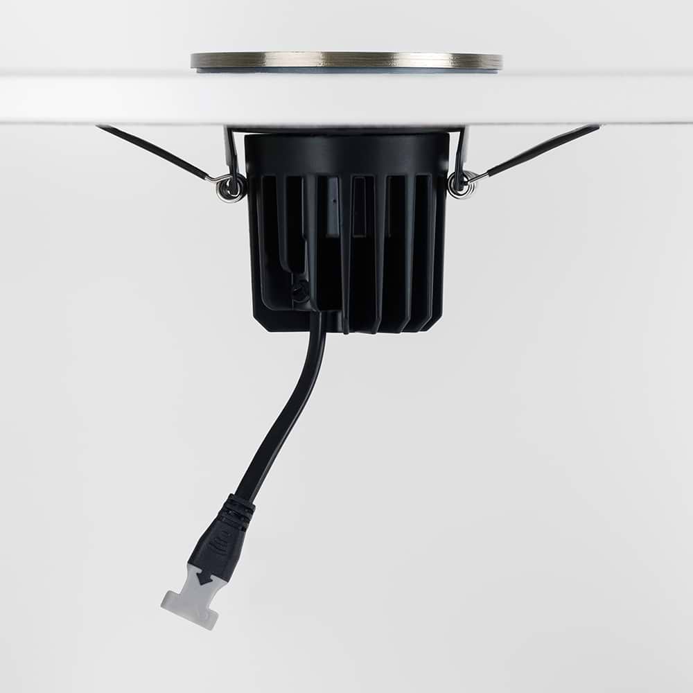 Soho Antique Brass LED Downlights, Fire Rated, Fixed, IP65, CCT Switch, High CRI, Dimmable
