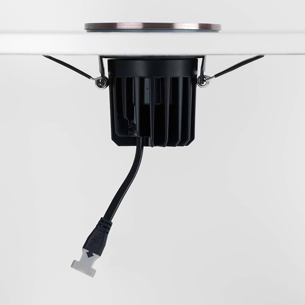 Soho Antique Copper LED Downlights, Fire Rated, Fixed, IP65, CCT Switch, High CRI, Dimmable