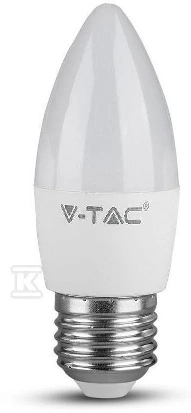 V-tac Vt-1821 Led Candle Bulb E27 4.5w 3000k 470lm