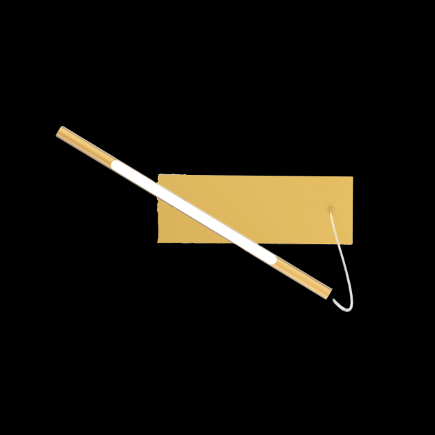 Tubular Pendant Box Satin Gold with 33cm Rod and 40W Driver - TUB-D33-40W-GOL