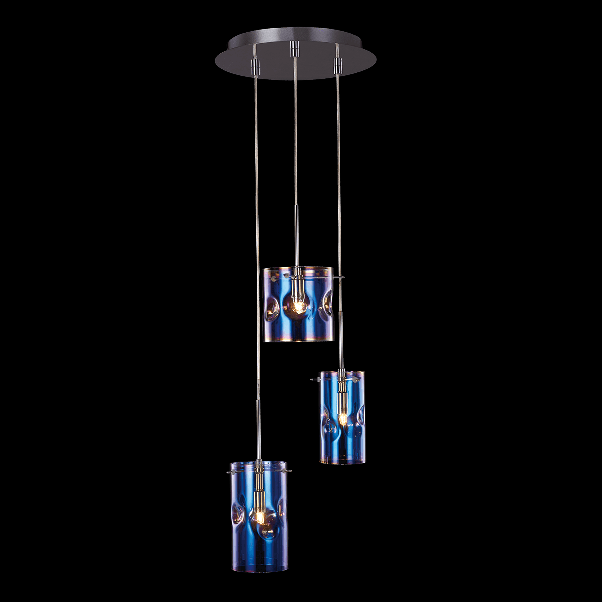 Venus 3 Light Pendant (Translucent Multi Colour) - MD13028079-3B Multi