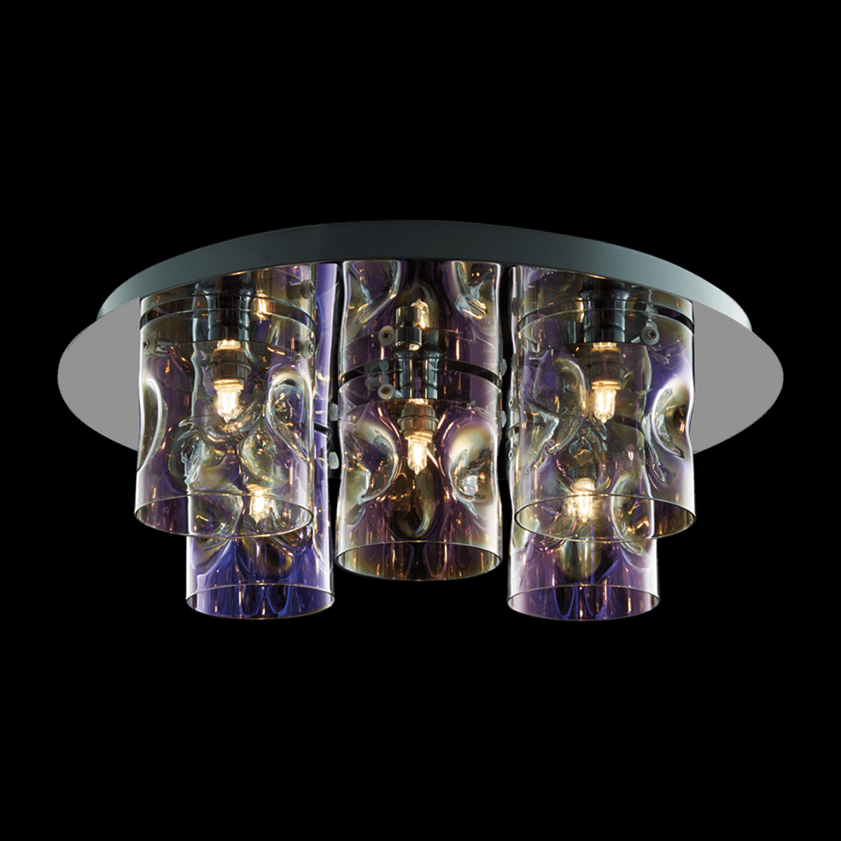 Venus 5 Light Flush (Translucent Multi Colour) - MX13028079-5B Multi