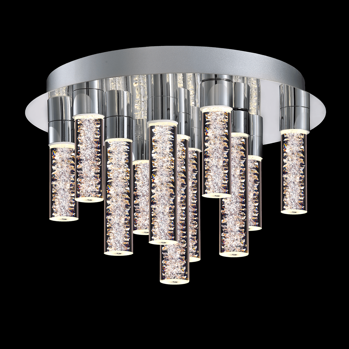 Crackle Flush Light D40cm Chrome - MX19020106-11ACHR