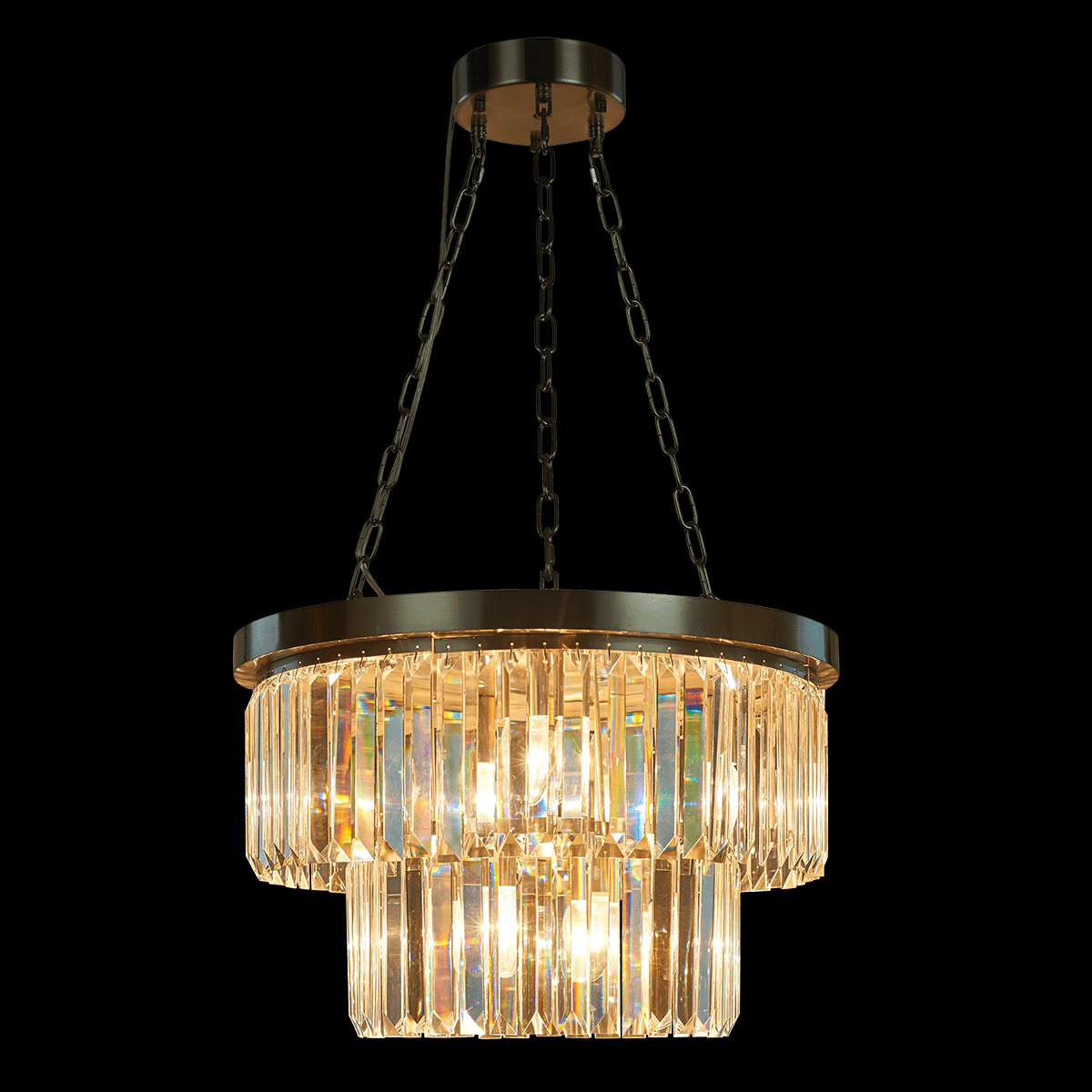 Crystalline 6 Light Ceiling Pendant (Bronze) - MD17090009-6B BRZ