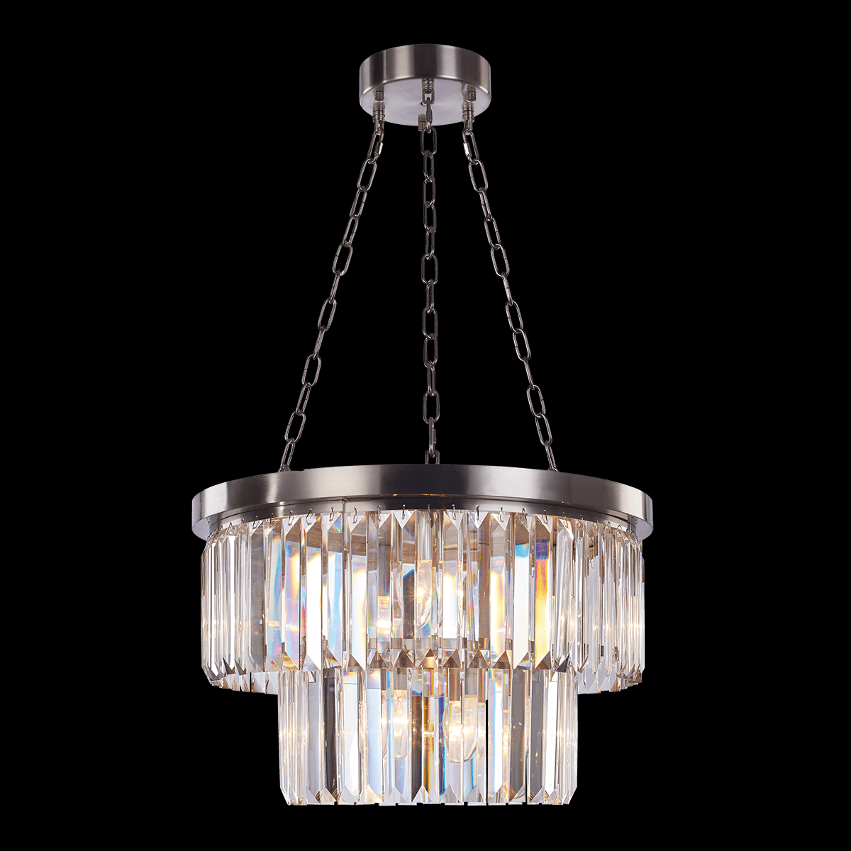 Crystalline 6 Light Ceiling Pendant (Satin Nickel) - MD17090009-6B SN