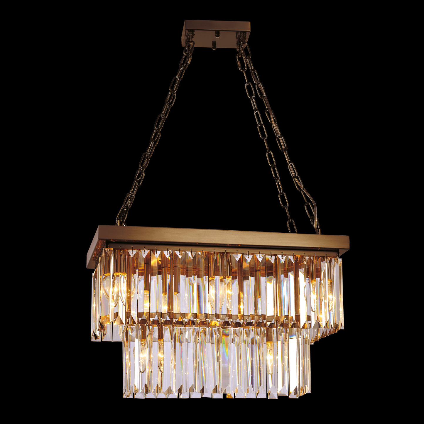 Crystalline 8 Light Ceiling Pendant (Bronze) - MD17090009-8A BRZ