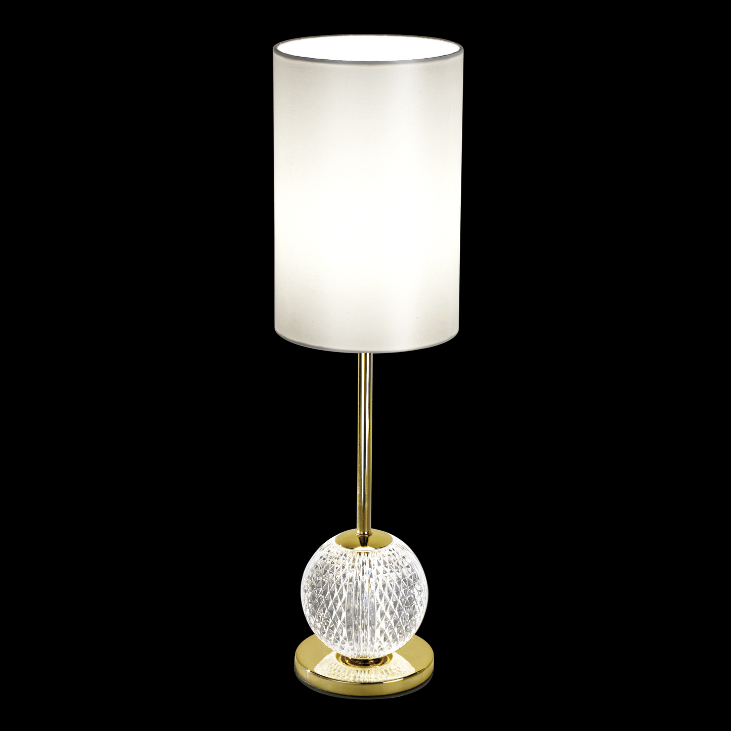 Diamante Table Lamp Gold With Pearl Shade - MT20001012-1CGOL