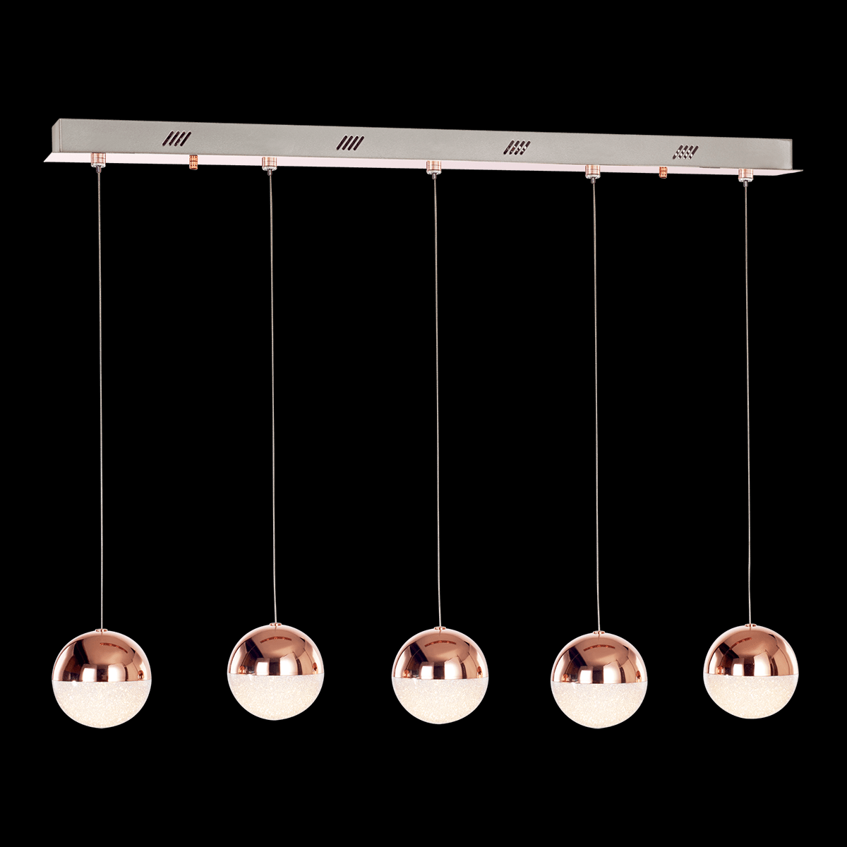 Eclipse 5 Light bar Adjustable Pendant (Copper) - MD14003057-5D CPR