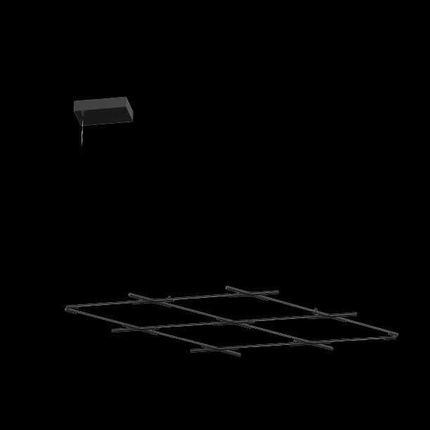 Tubular 12 Light Pendant Matt Black (Model F) - MD18001070-12FBLK