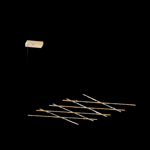 Tubular 16 Light Pendant Satin Gold (Model A) - MD18001070-16AGOL