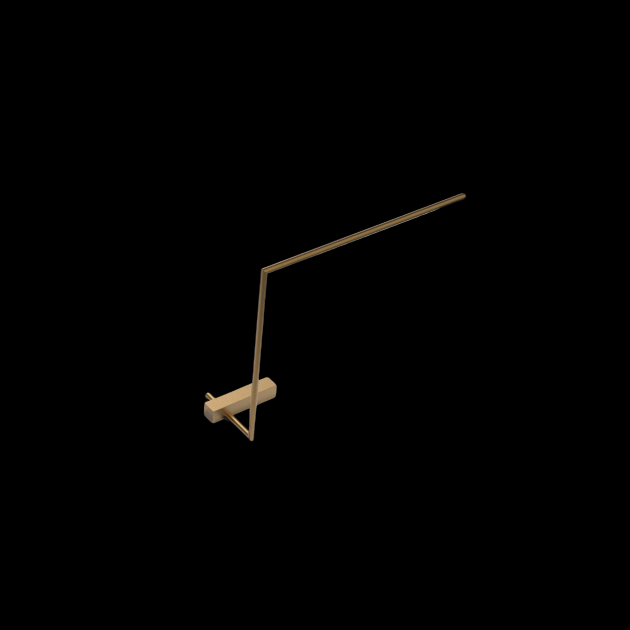 Tubular Single Table Lamp Satin Gold - MT18001070-1AGOL