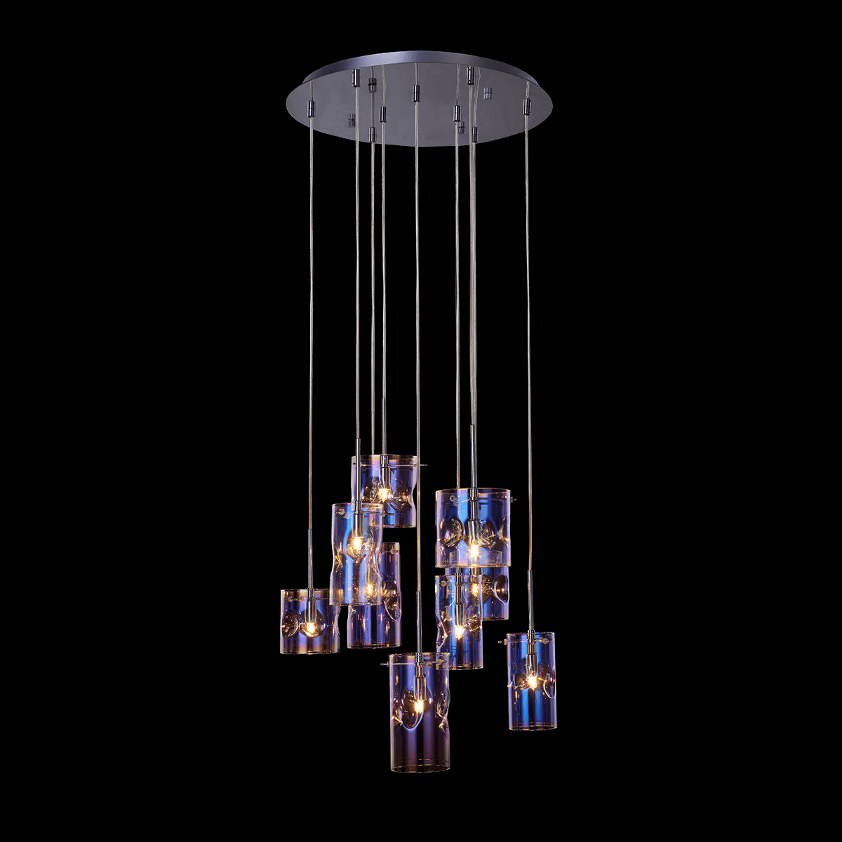 Venus 9 Light Pendant (Translucent Multi Colour) - MD13028079-9B Multi