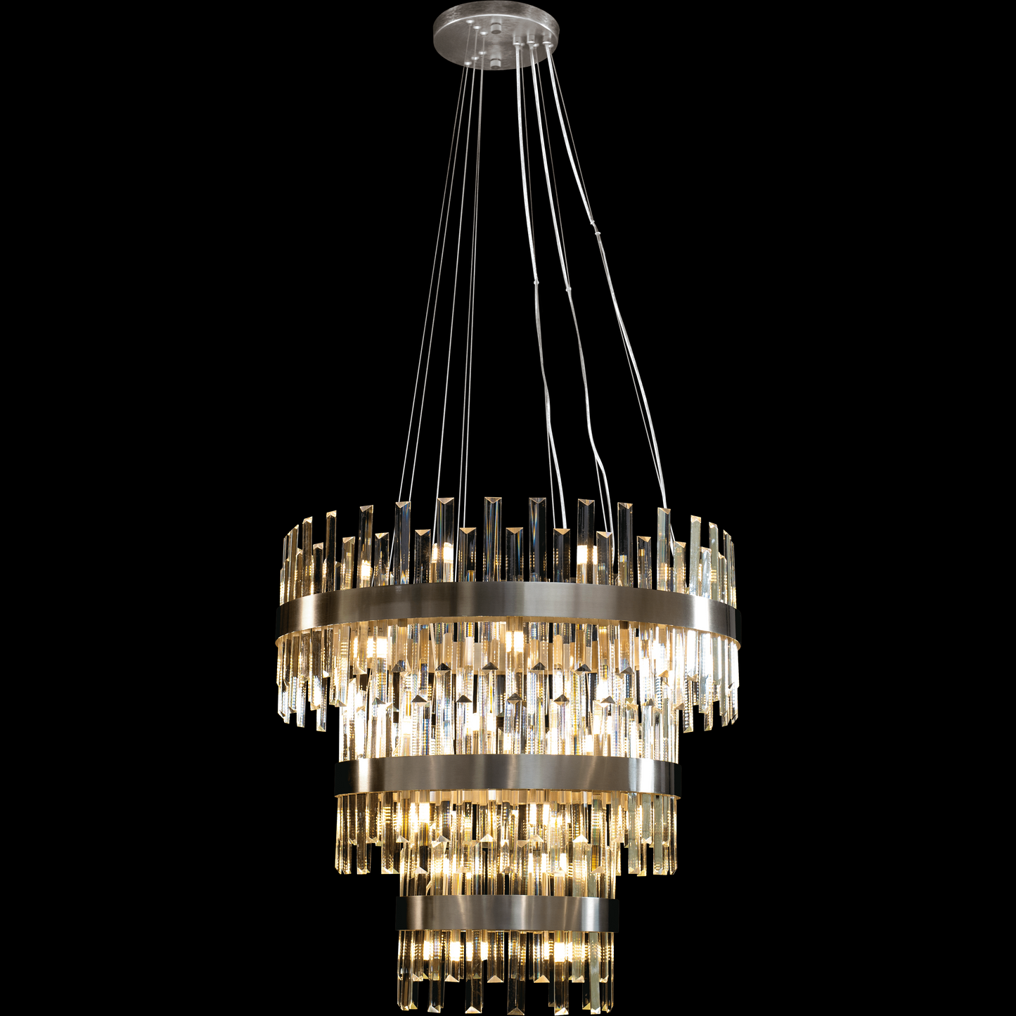 Zenna 3 Tier Satin Nickel - MD20020101-42ASN