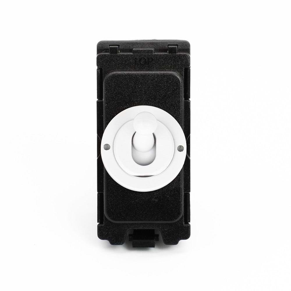 Soho Lighting White Metal Dimming Toggle CM-Grid Switch Module