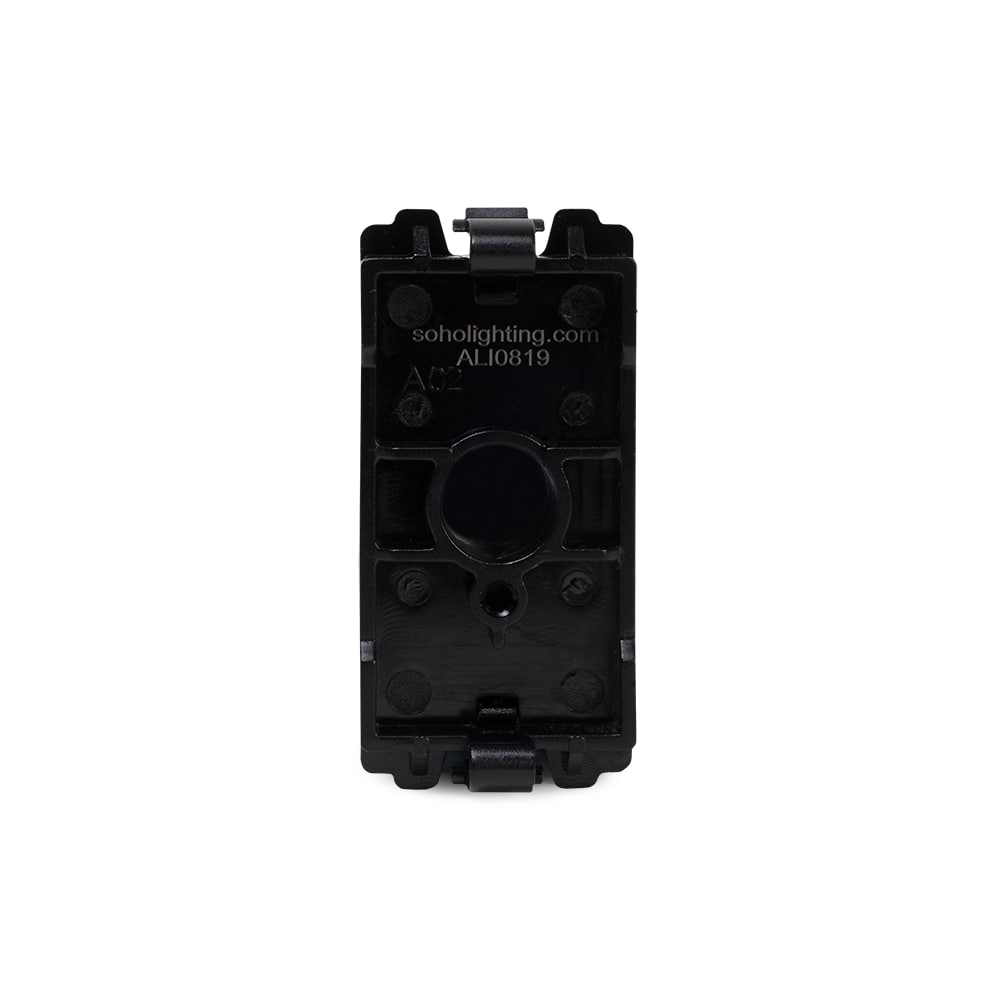 The Connaught Collection Black Nickel Blank RM-Grid Switch Module
