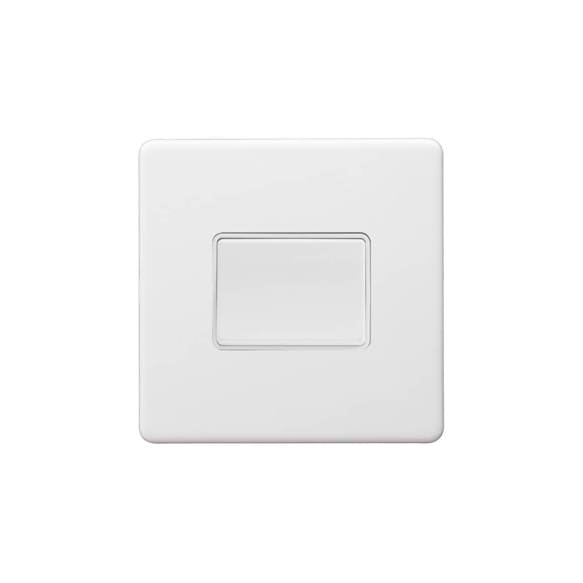 Soho Lighting Primed Paintable Extractor Fan Isolator Switch with White Switch