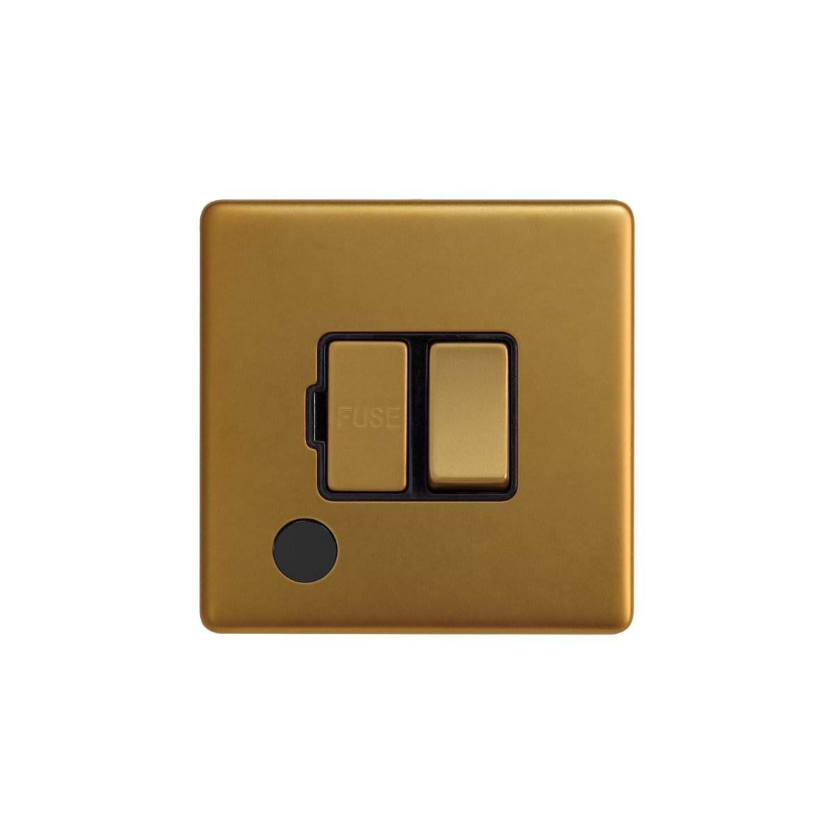 The Sloane Collection Antique Gold 13A Switched Fused Connection Unit (FCU) Flex Outlet