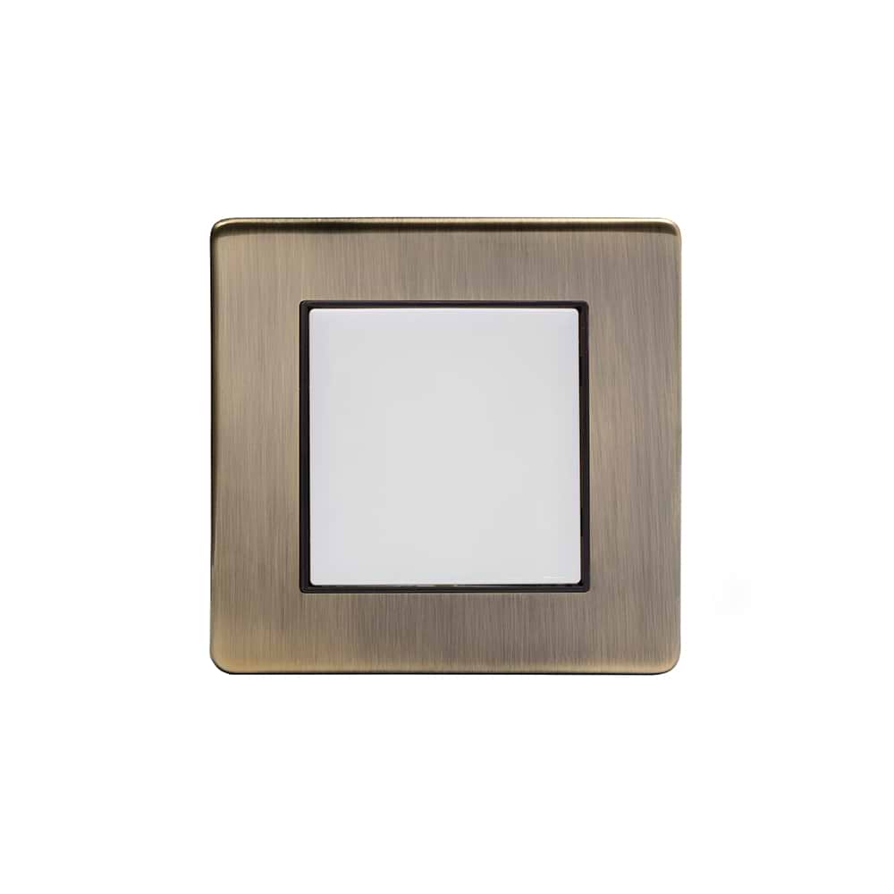 The Charterhouse Collection LED Stair Light - Warm White Antique Brass