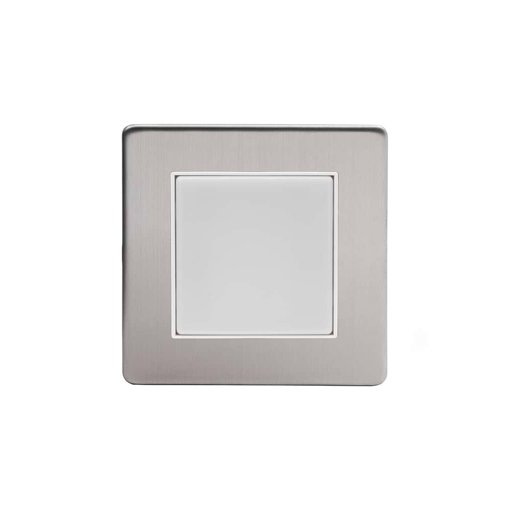 The Lombard Collection Brushed Chrome LED Stair Light - Warm White