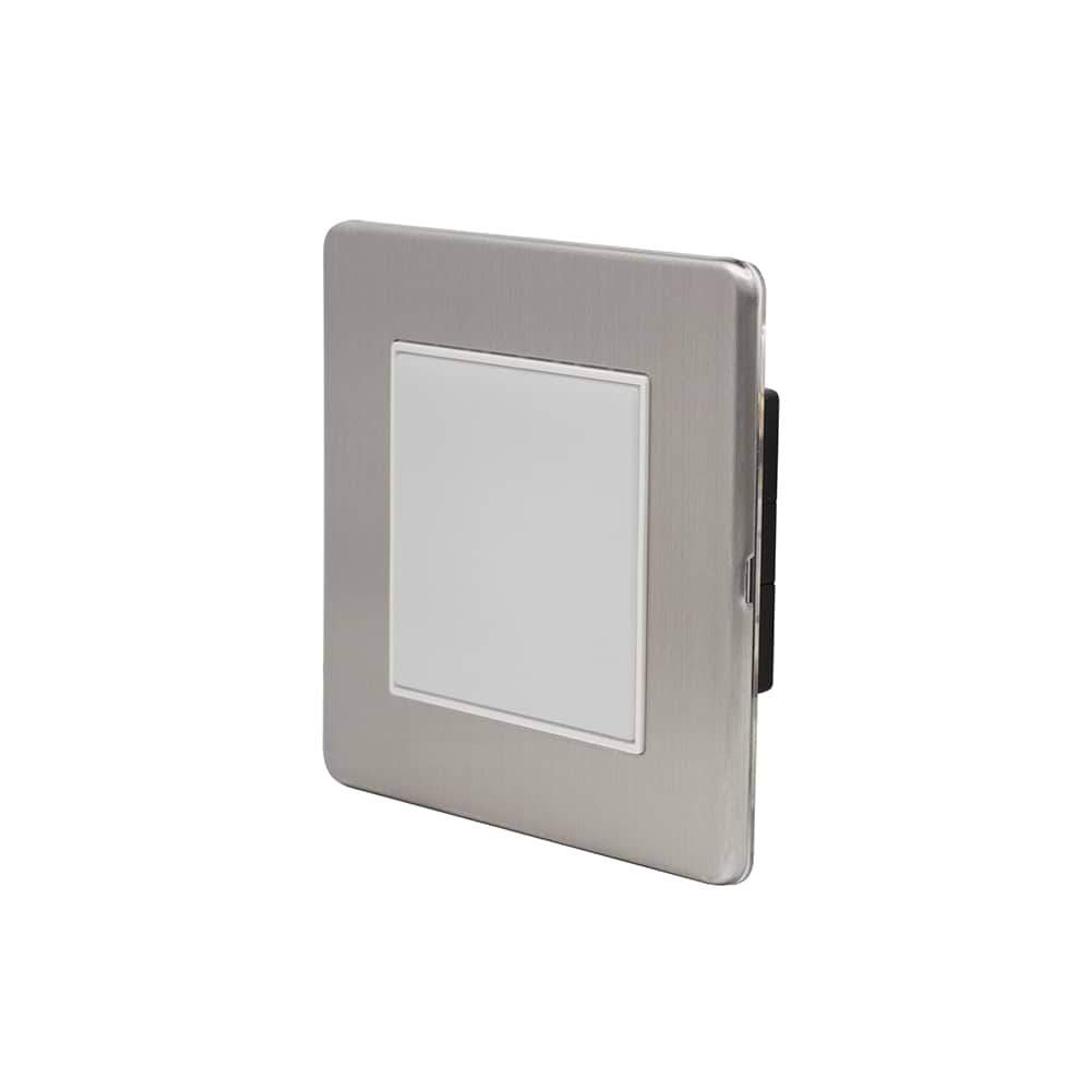 The Lombard Collection Brushed Chrome LED Stair Light - Warm White