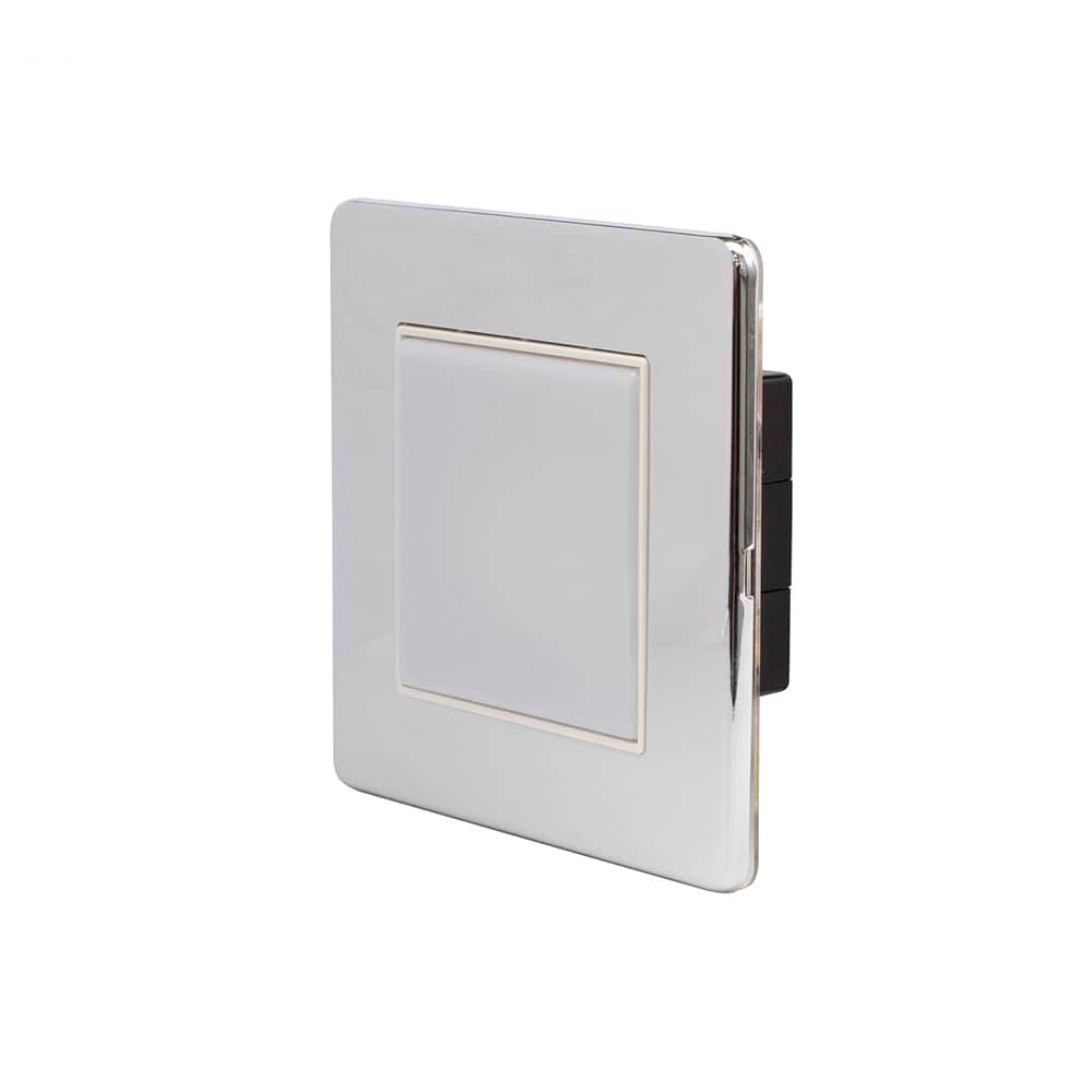 The Finsbury Collection Polished Chrome LED Stair Light - Warm White