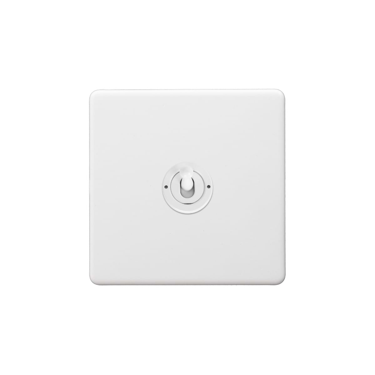 Soho Lighting Primed Paintable 1 Gang Toggle Light Switch 2 Way with White Switch