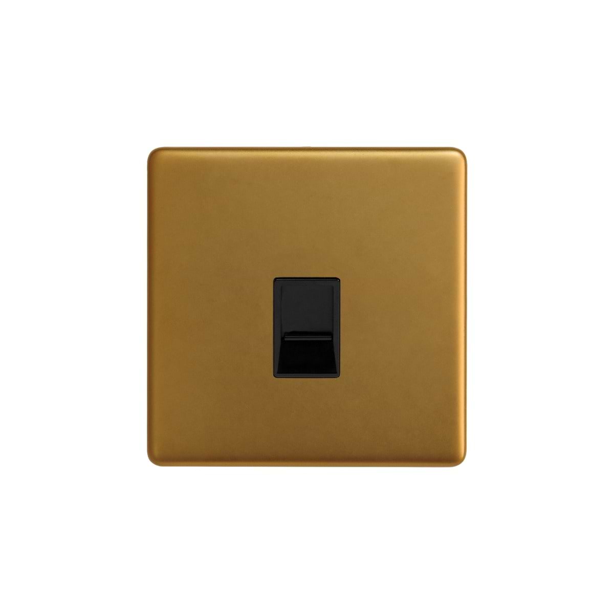 The Sloane Collection Antique Gold 1 Gang Data Socket RJ45 Ethernet Cat5/Cat6