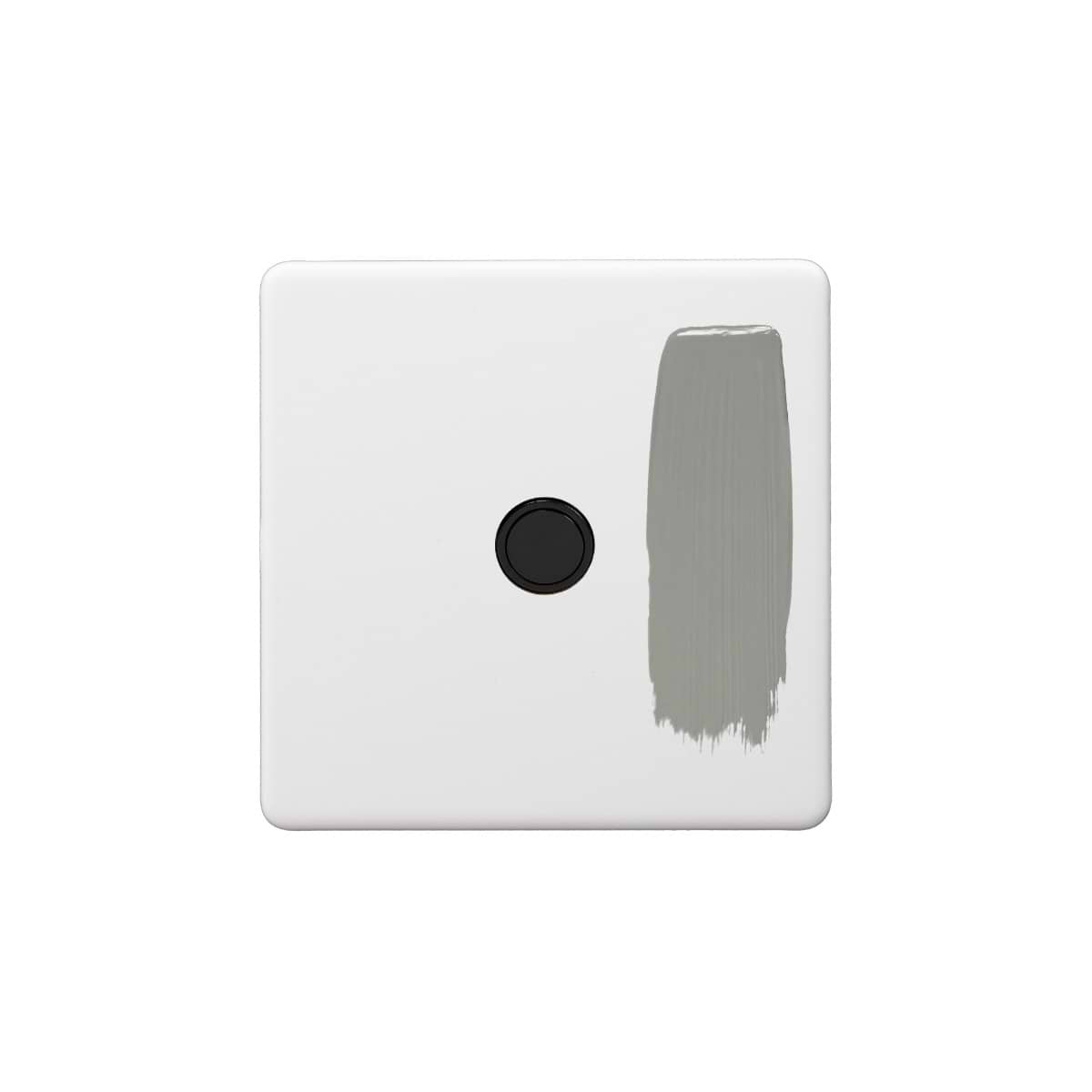 Soho Lighting Primed Paintable 20A Flex Outlet with Black Insert