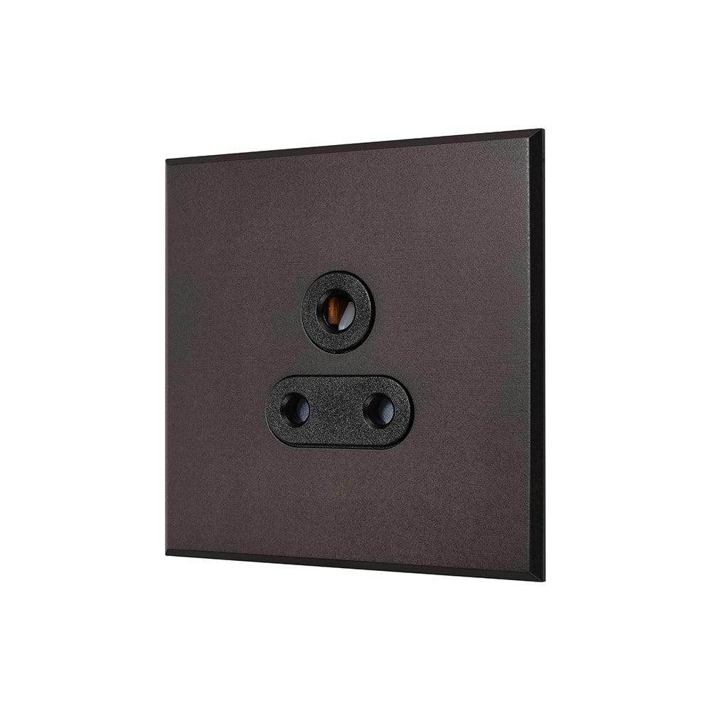 Heritage Bronze 5A Unswitched Socket with Black Insert - The Palaces Collection
