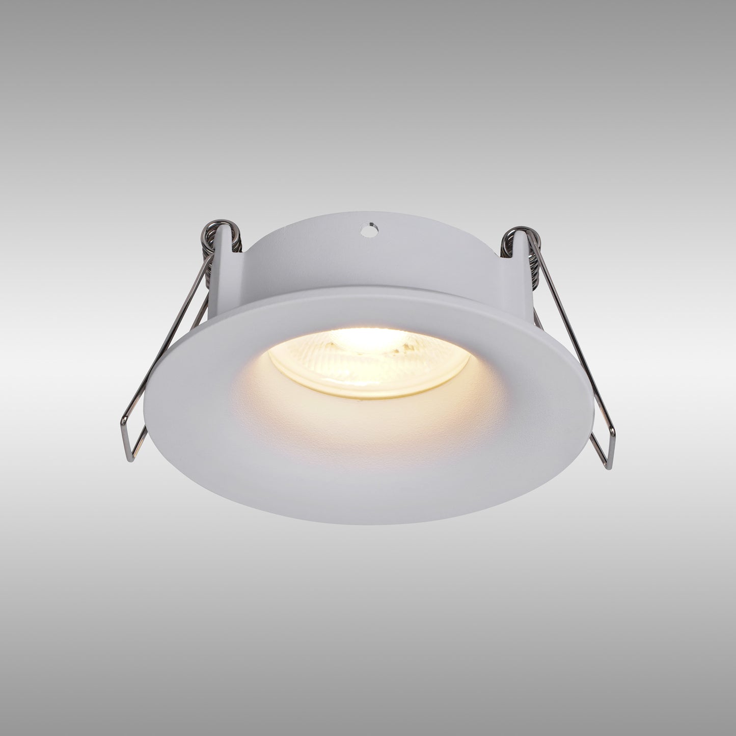 Tavira Recessed Spotlight 8.5cm Round, GU10 (Max 12W), IP54, Cut Out 68mm, White by Mantra