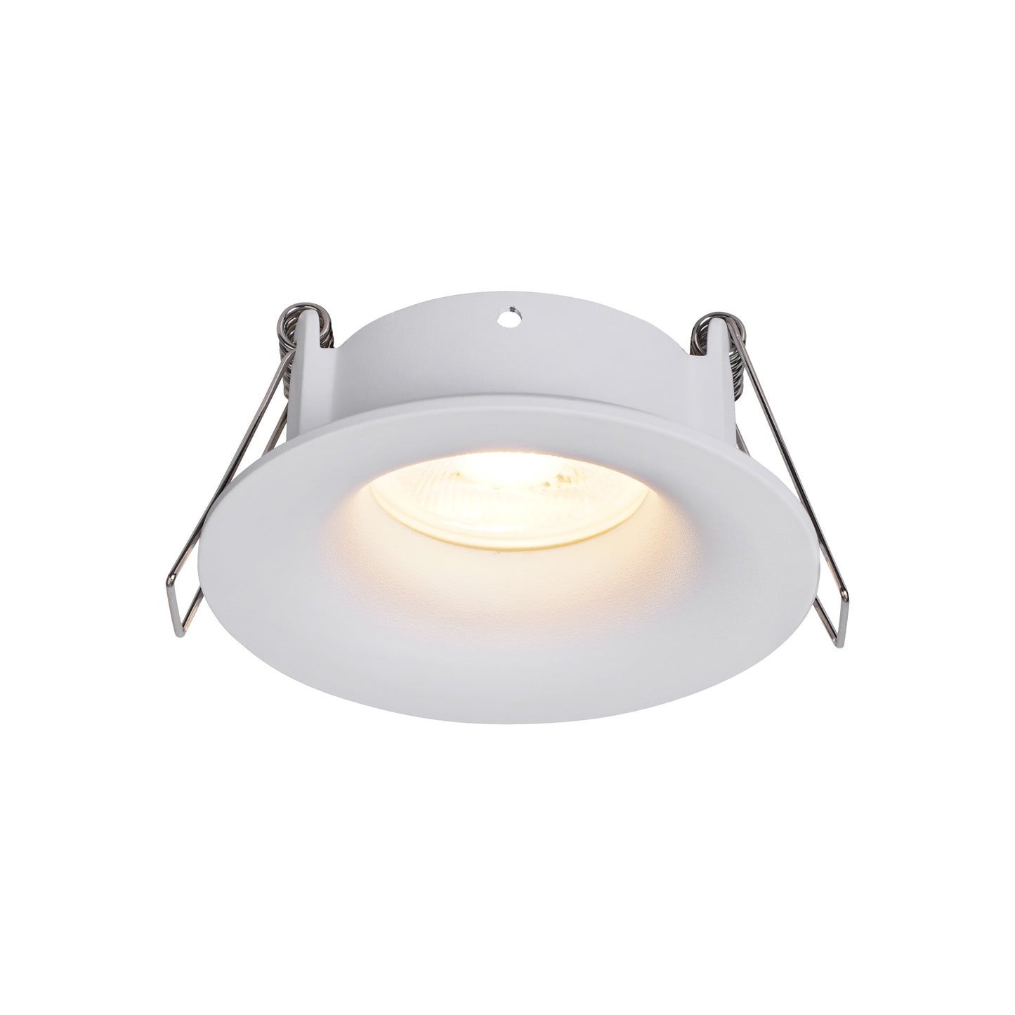 Tavira Recessed Spotlight 8.5cm Round, GU10 (Max 12W), IP54, Cut Out 68mm, White by Mantra