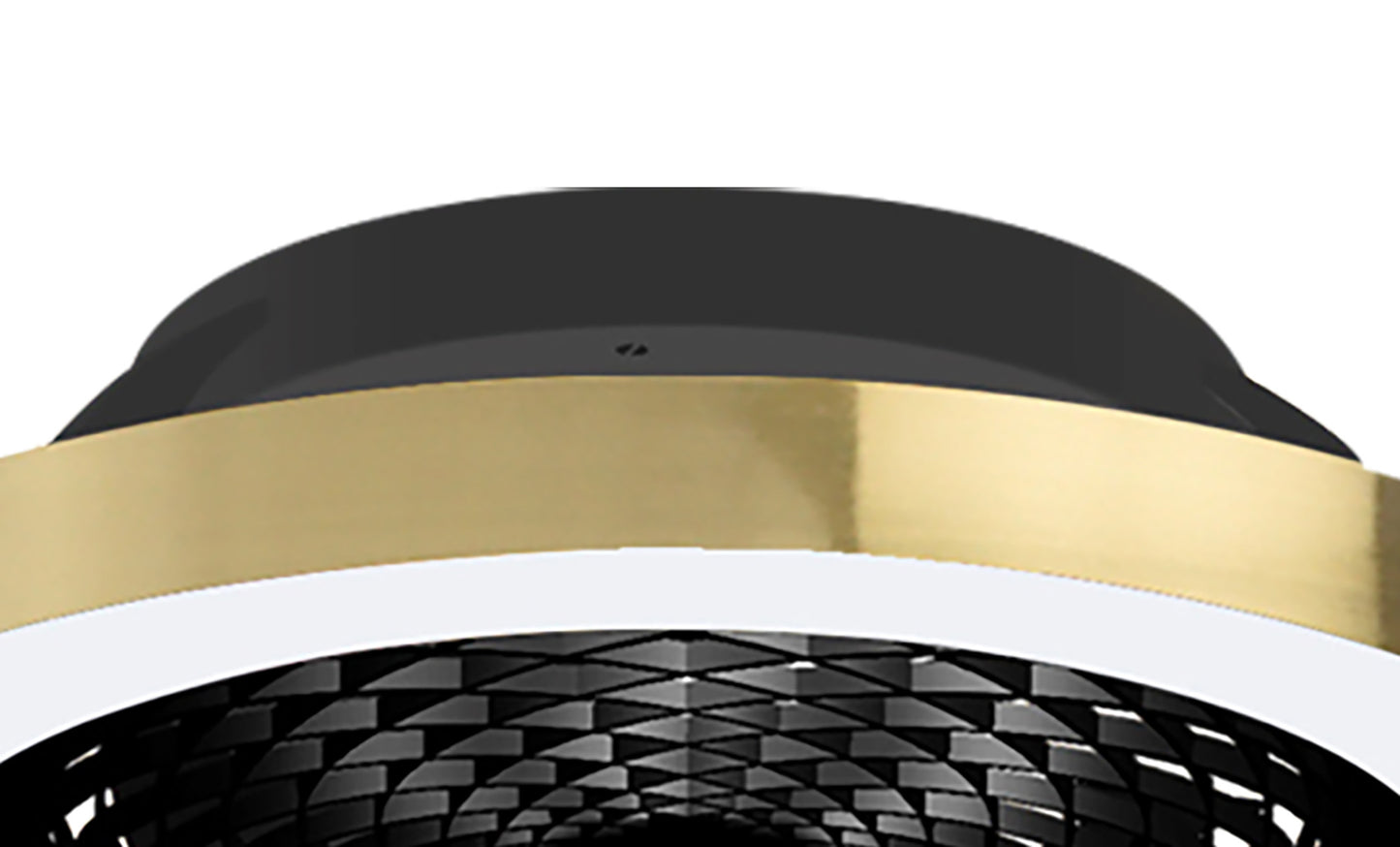 Tibet 70W LED Dimmable Ceiling Light With 35W DC Reversible Fan Remote, APP & Alexa/Google Voice, 3900lm, Gold/Black, 5yrs Warranty by Mantra