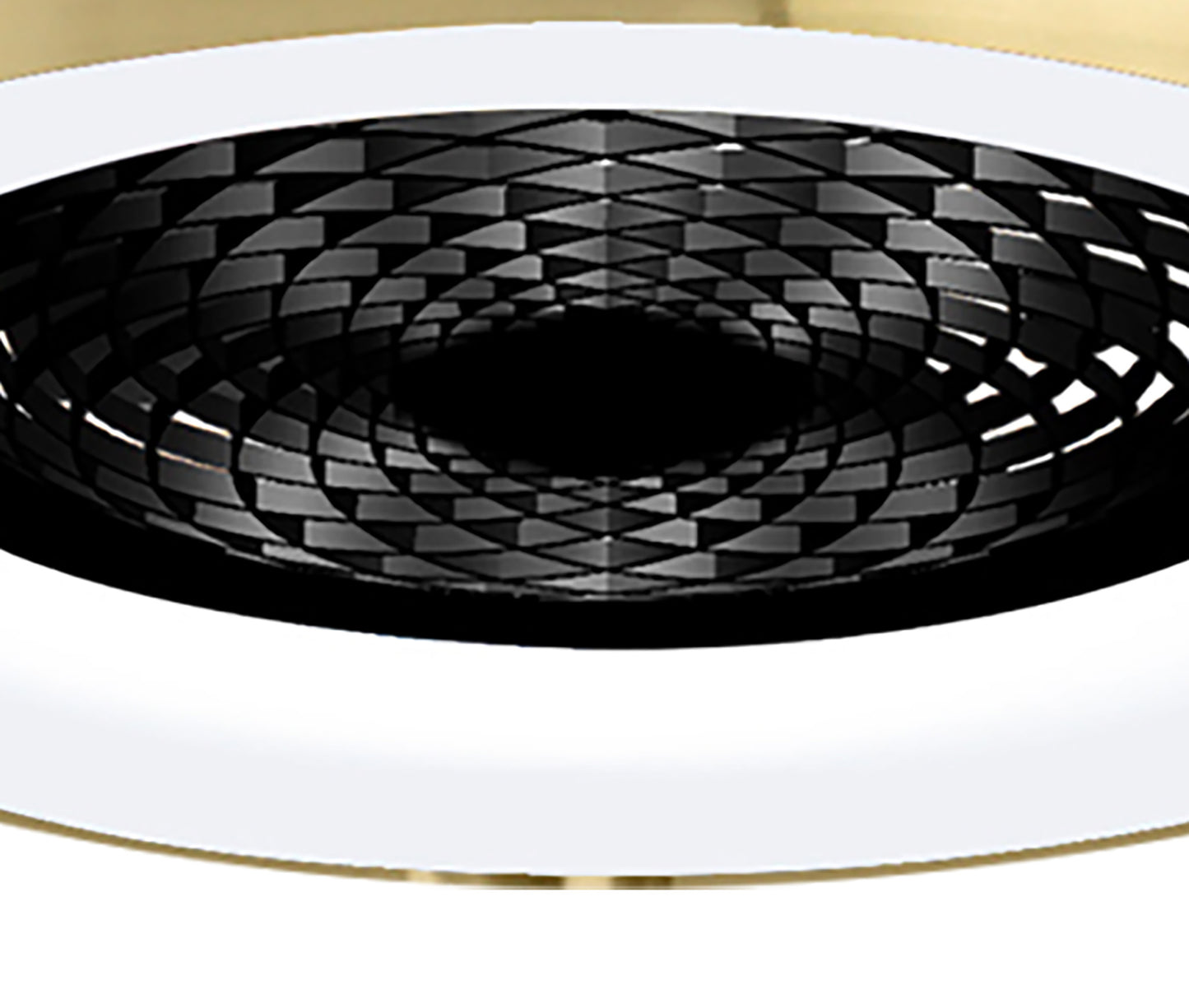 Tibet 70W LED Dimmable Ceiling Light With 35W DC Reversible Fan Remote, APP & Alexa/Google Voice, 3900lm, Gold/Black, 5yrs Warranty by Mantra