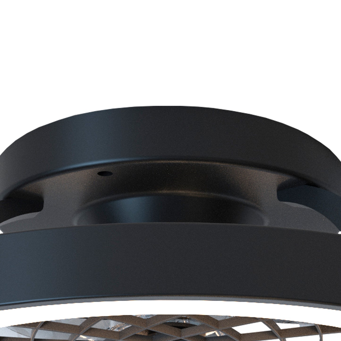 Tibet Mini 70W LED Dimmable Ceiling Light With 35W DC Reversible Fan, Remote, 3900lm, Black, 5yrs Warranty by Mantra