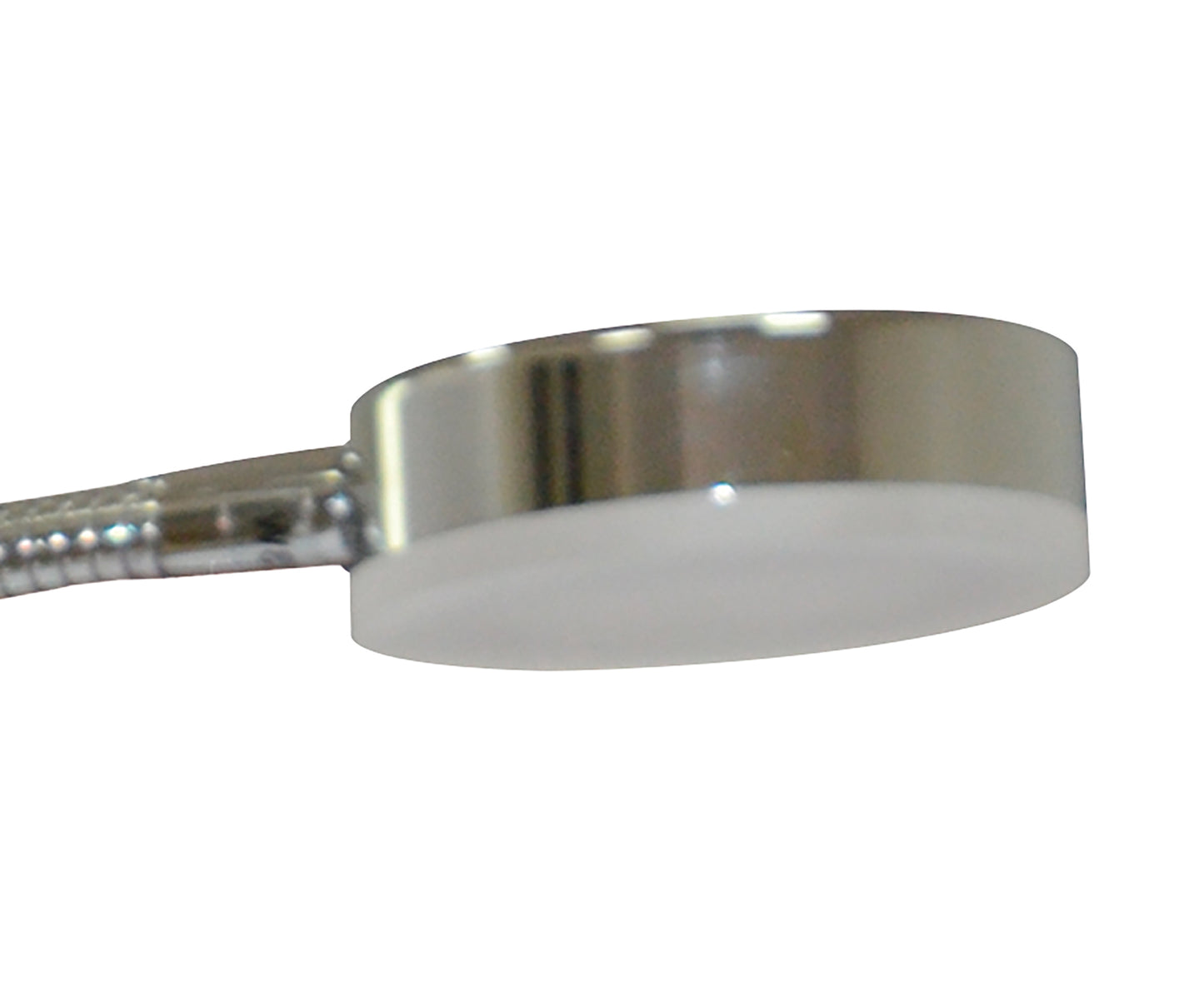 Tobias Table Lamp 1 Light 3W LED 3000K, 300lm, Polished Chrome/Frosted Acrylic, 3yrs Warranty by Mantra