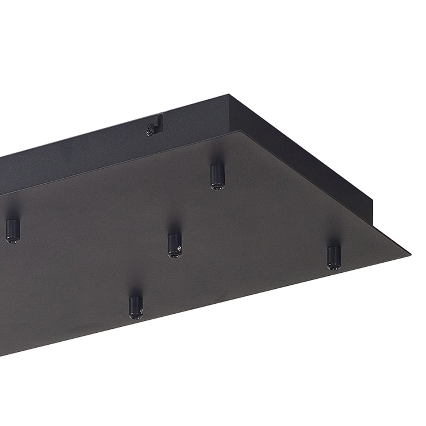 Tonic 8 Hole 500 x 300mm Rectangular Canopy Kit, Black by Mantra