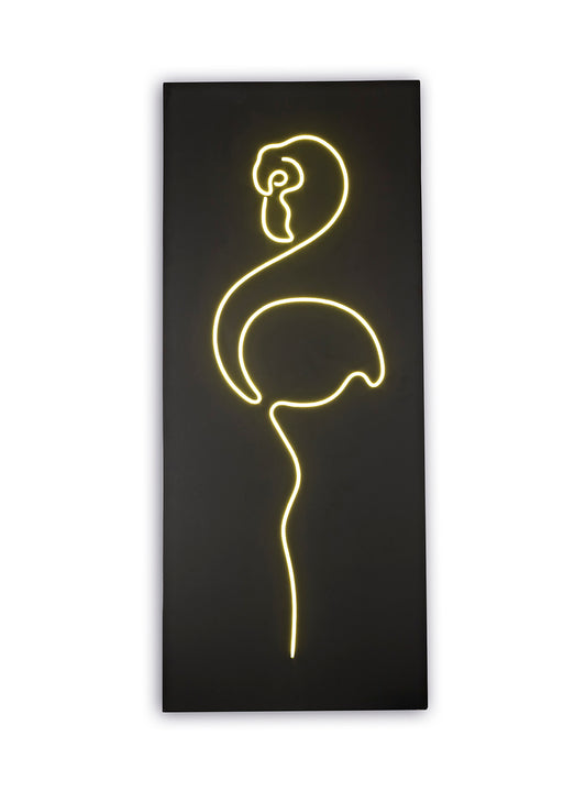 Trazos Bird Picture Wall Lamp, 22W LED, 4000K, 1100lm, Matt Black, 3yrs Warranty by Mantra