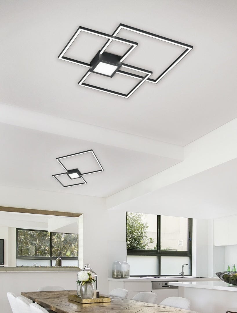 Trio Hydra - Ceiling lamp - Anthracite - Trio 676210342