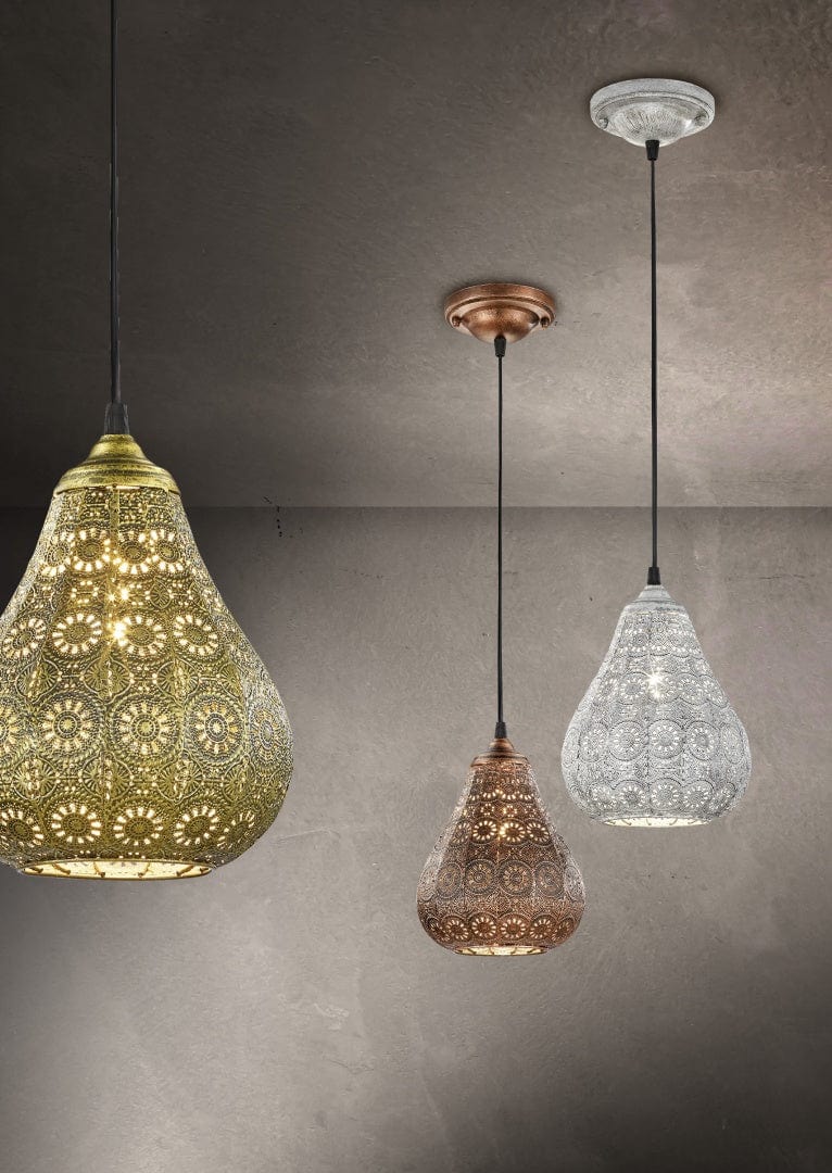 Trio Jasmin - Pendant - Old Brass - Trio 303700104