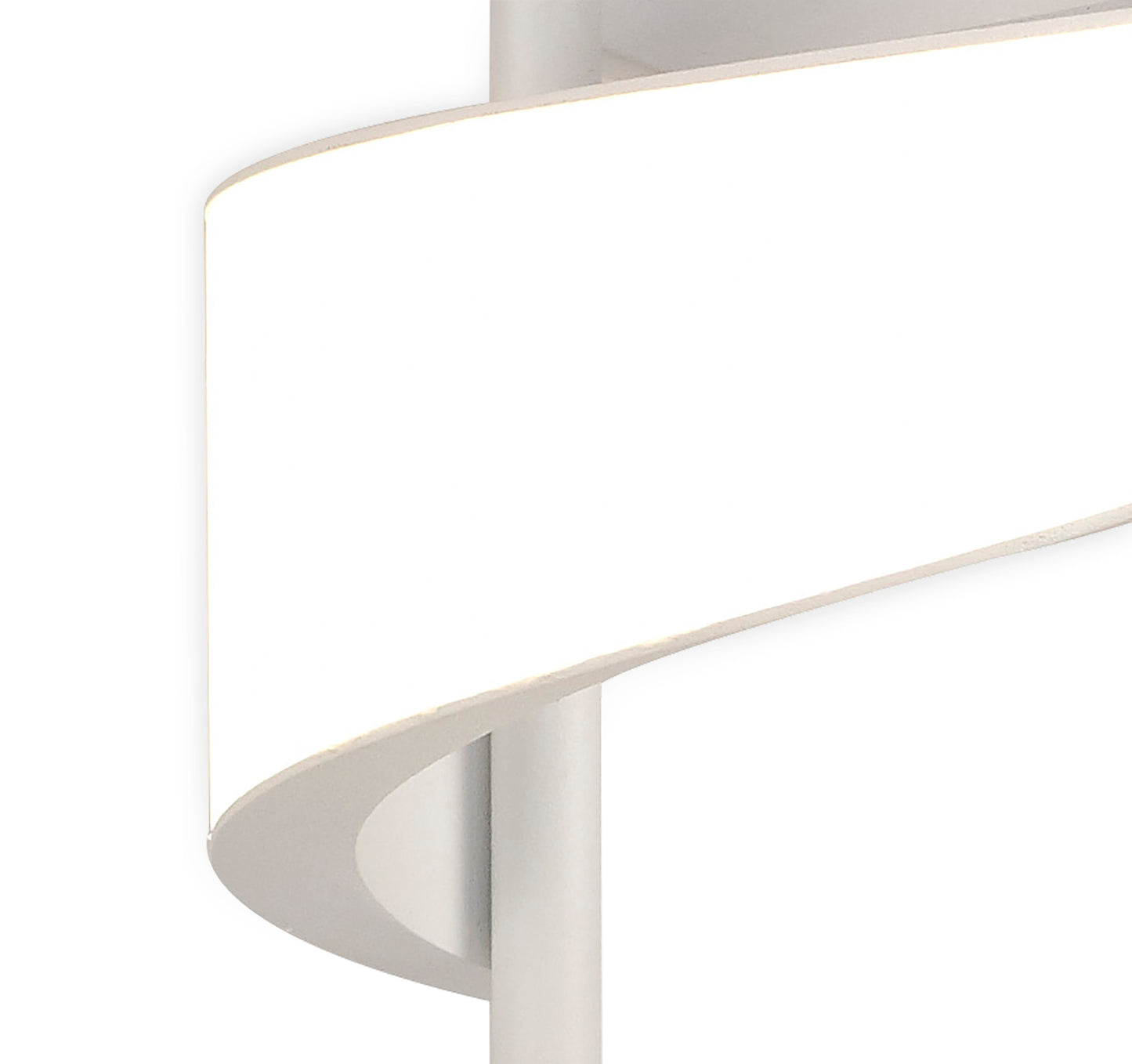 Tsunami 1 Light Table Lamp, 6W LED, 3000K, 450lm, Sand White, 3yrs Warranty by Mantra