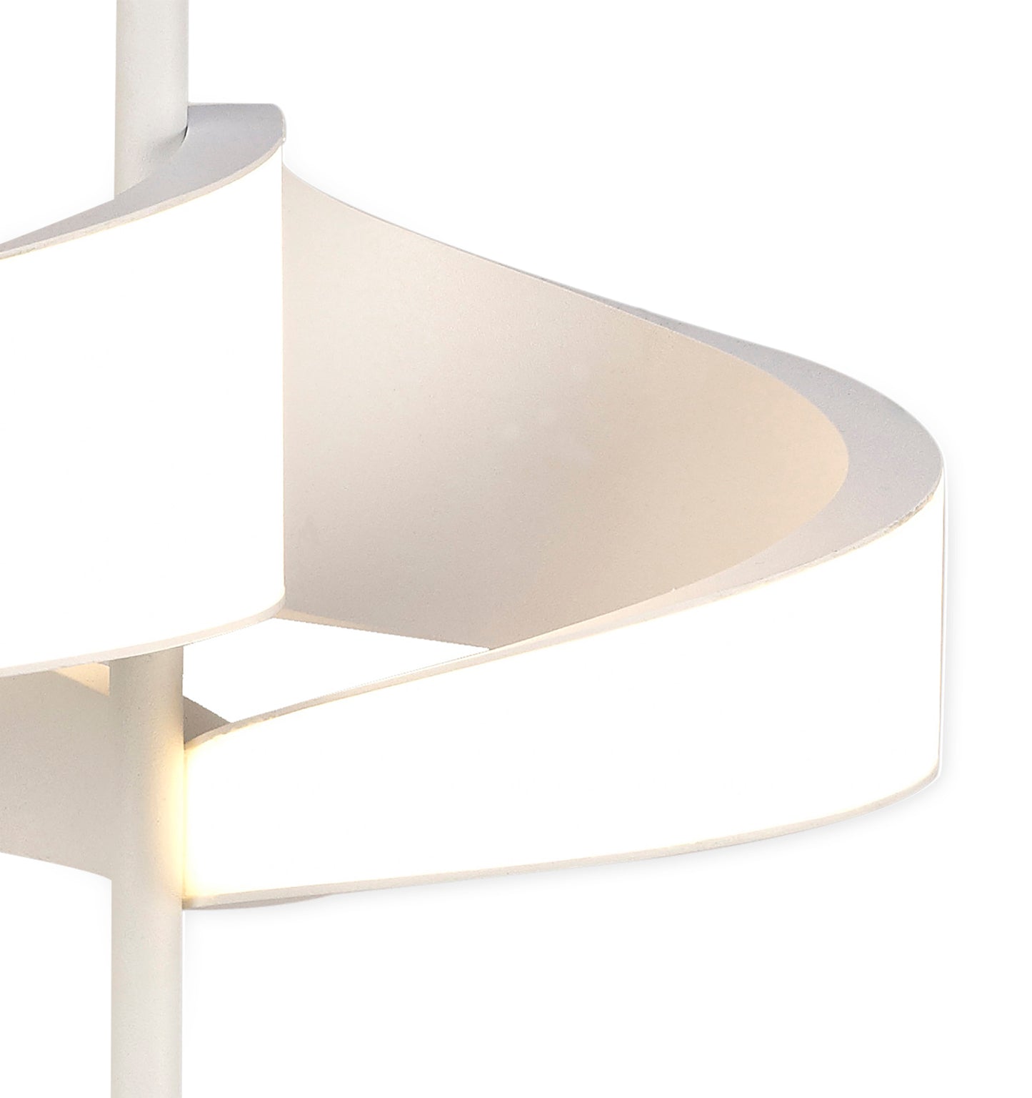 Tsunami 2 Light Table Lamp, 12W LED, 3000K, 900lm, Sand White, 3yrs Warranty by Mantra